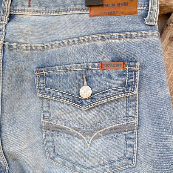Seven7 Men's Bootcut Denim Jeans 34x34 - Picture 5 of 5